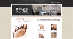 Desktop Screenshot of dumbartonfootclinic.com